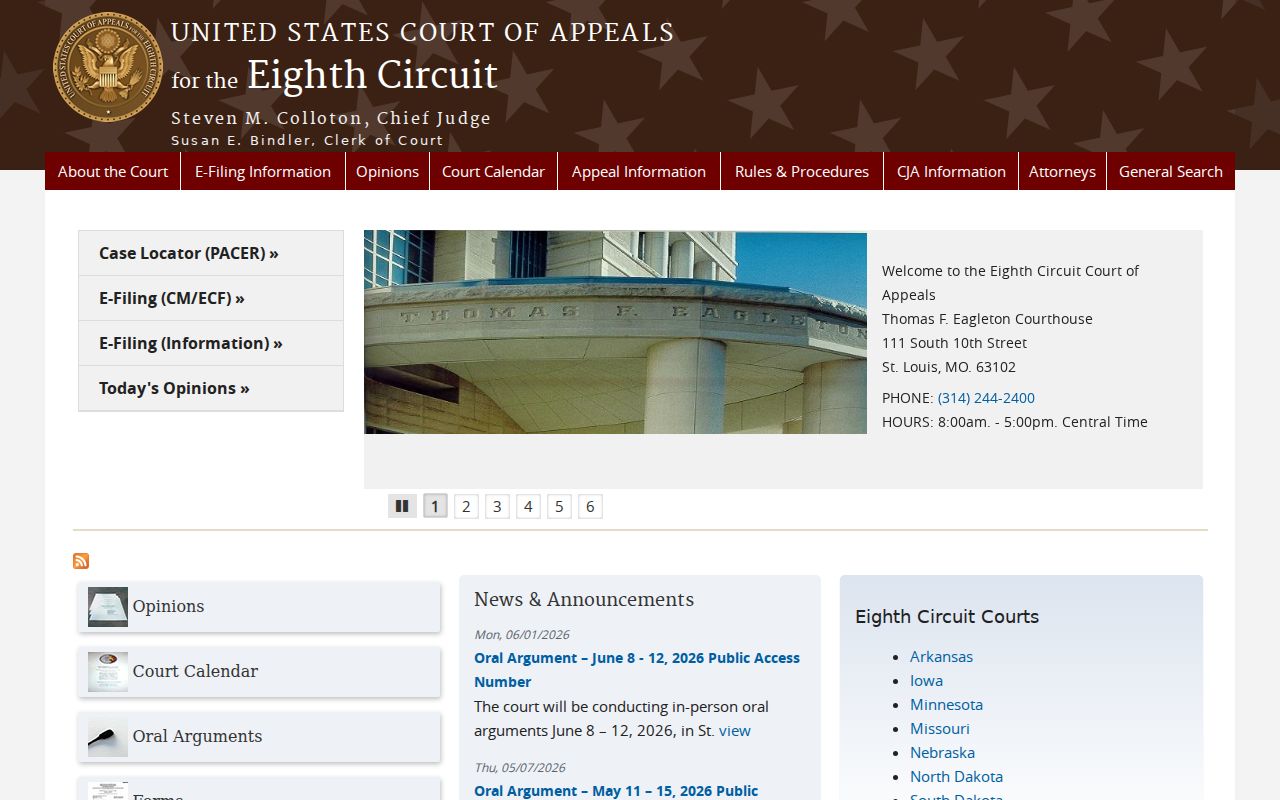 Webster County criminal docket and separate appellate court record reference