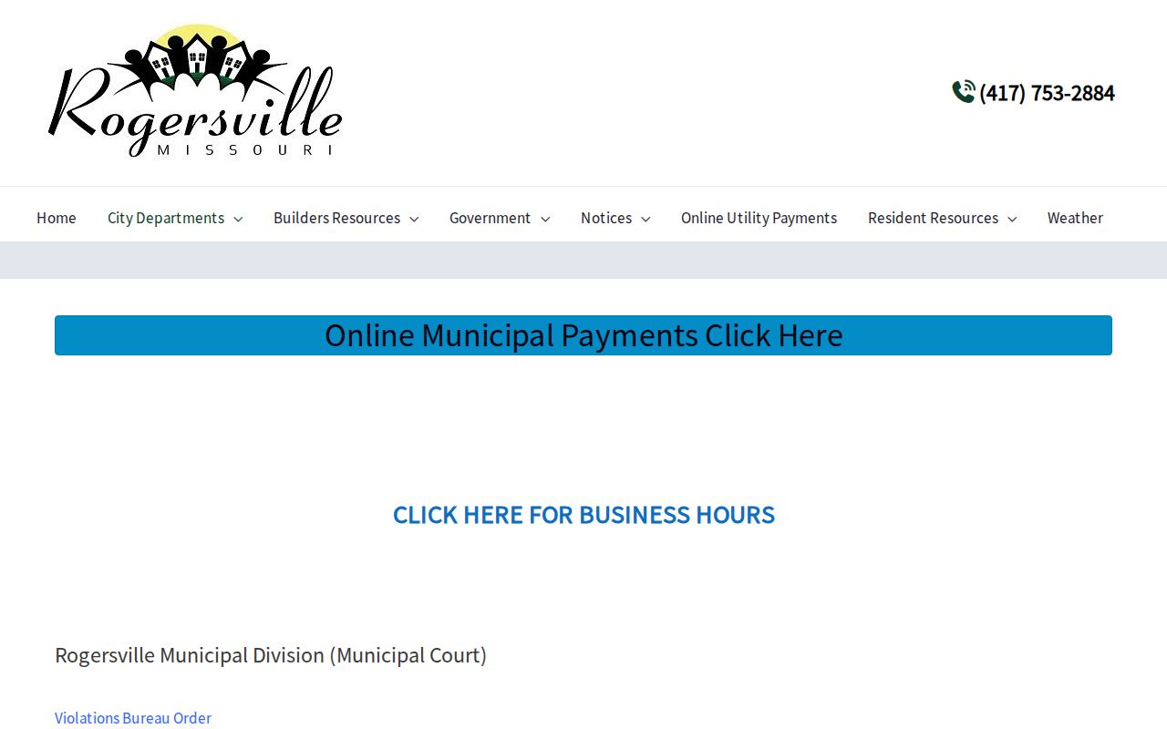 Rogersville court docket municipal court resources