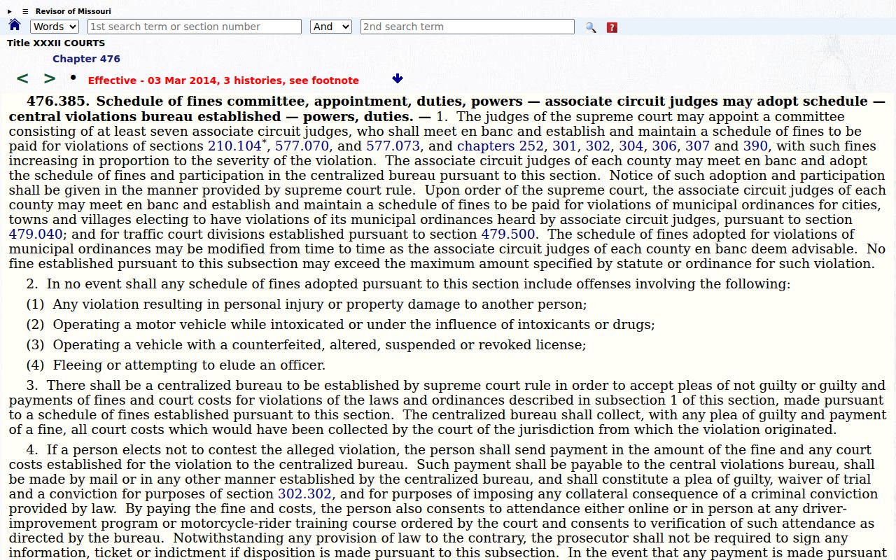 Webster County traffic court record reference
